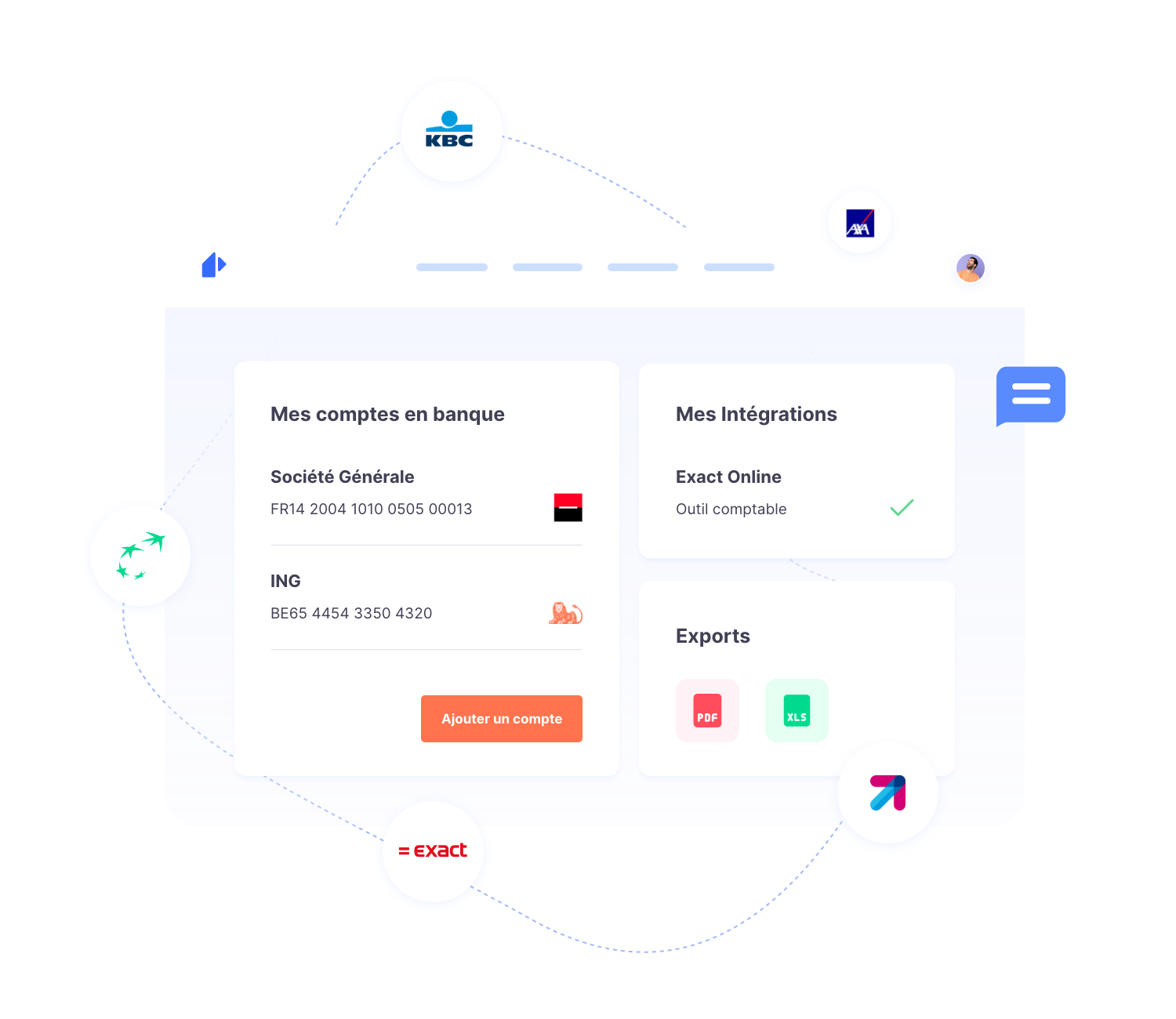 Exemple d'intégration d'outils comptable (Exact Online) avec Smovin