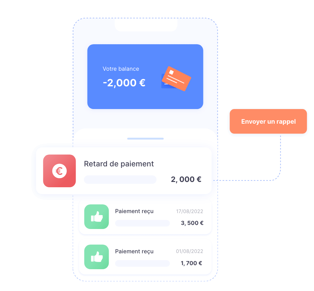 Rappel de paiement