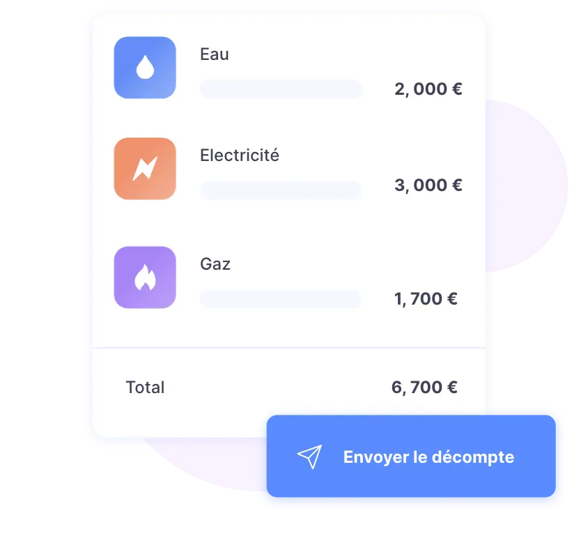 Décompte des charges